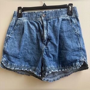 American Eagle AE Ruffle denim Jean Shorts Size 4